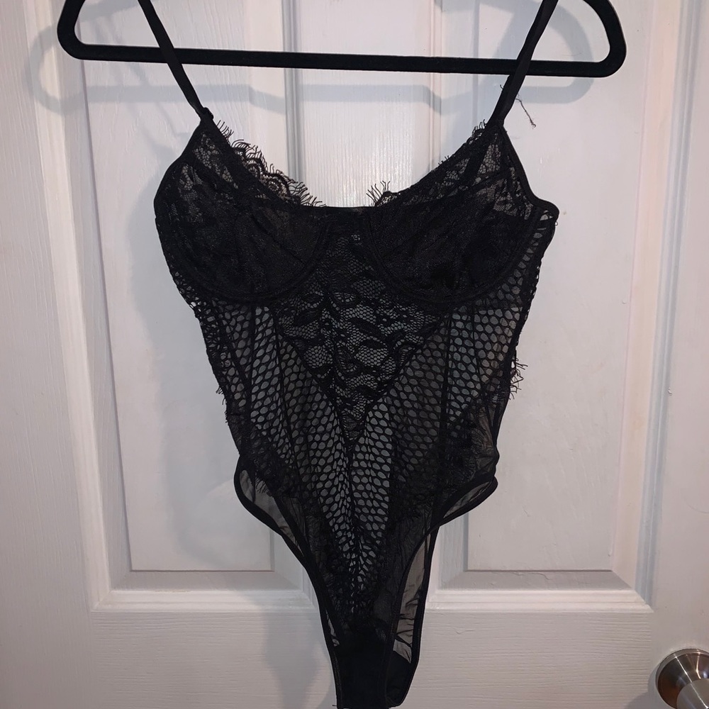 Nasty Gal Lace Body Suit - Picture 1 of 3